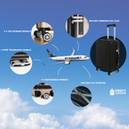 Dumpa Underseat Detachable Wheels Cabin Cases 1627