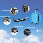 Stringz Underseat Detachable Wheels Cabin Cases 1632