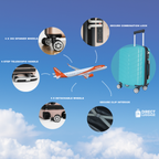 Azure Underseat Detachable Wheels Cabin Cases 1826 ( 45 x 36 x 20 cm )