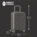 Dumpa Underseat Detachable Wheels Cabin Cases 1627
